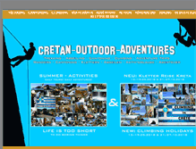 Tablet Screenshot of cretan-outdoor-adventures.com